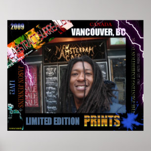 JASON JENKINS LIVE VANCOUVER LIMITERAD UTGÅVA TRYC POSTER