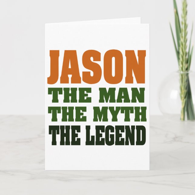 Jason - manen, mythen, legenden! kort (Framsida)