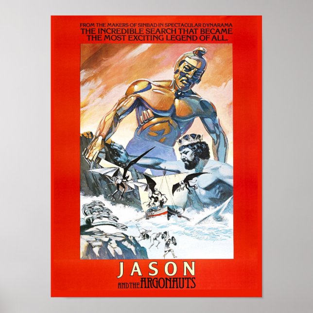 Jason och Argonauts Poster (Framsidan)