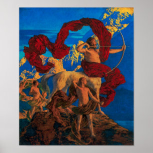 Jason och hans lärare Maxfield Parrish Poster