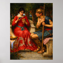 Jason och Medea av John William Waterhouse Poster