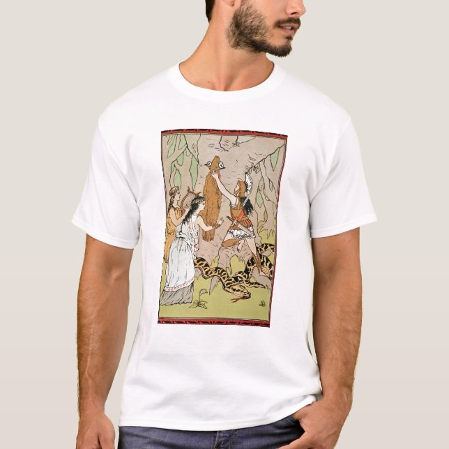 Jason som griper den guld- ullen t-shirt (Framsida)
