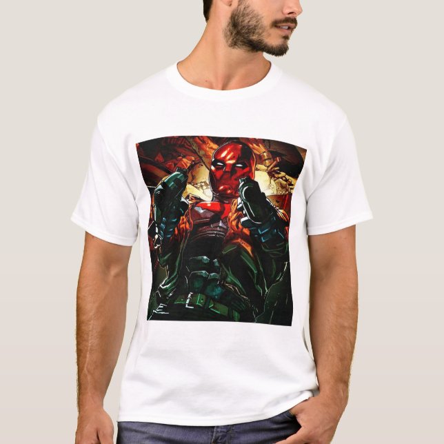 Jason Todd Red Huva T Shirt (Framsida)