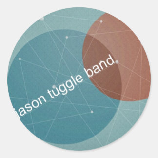 Jason Tuggle Band dots Sticker Runt Klistermärke