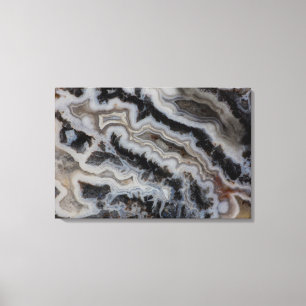 Jasper Agate Blandad Platta Canvastryck