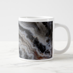 Jasper Agate Blandad skiva Jumbo Mugg