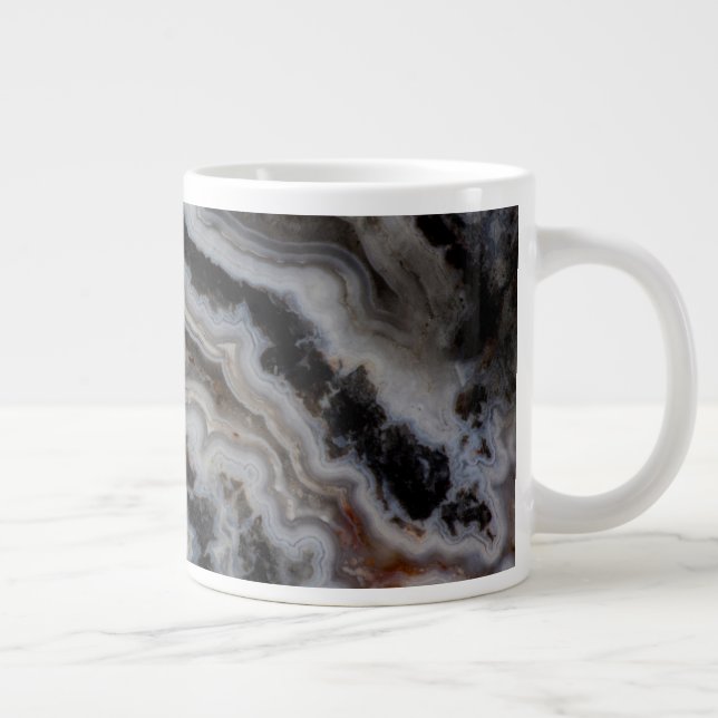 Jasper Agate Blandad skiva Jumbo Mugg (Höger)