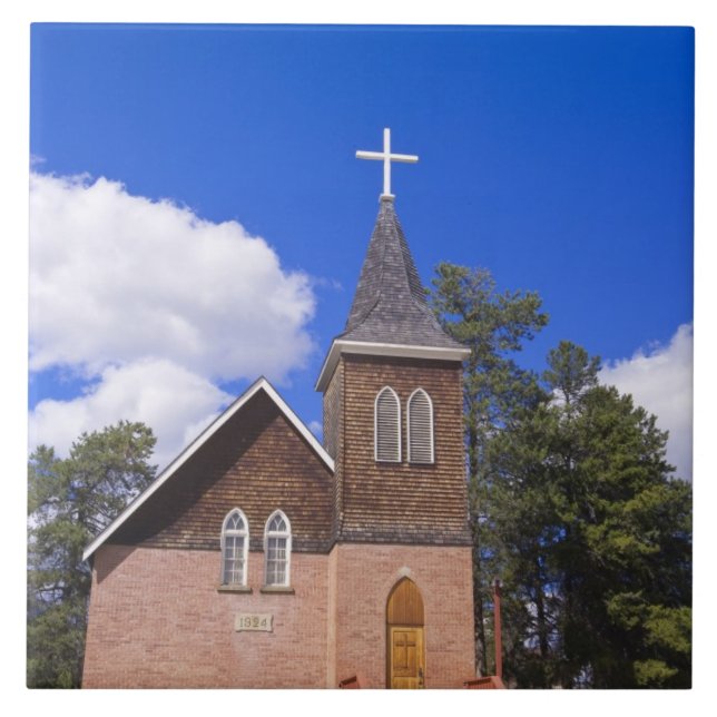 Jasper, Alberta. Kakelplatta (Framsidan)