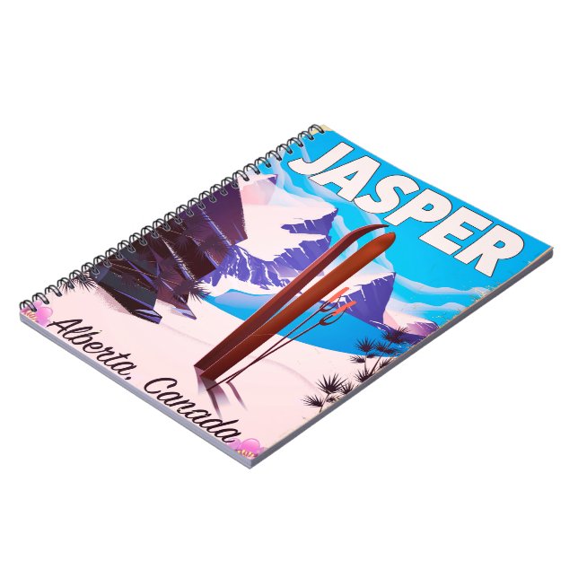 Jasper Alberta Kanada reseskylt Anteckningsbok (Vänstra Sidan)