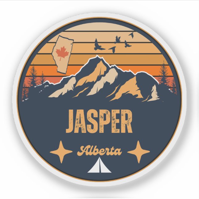 Jasper, Alberta Klistermärken (Framsida)