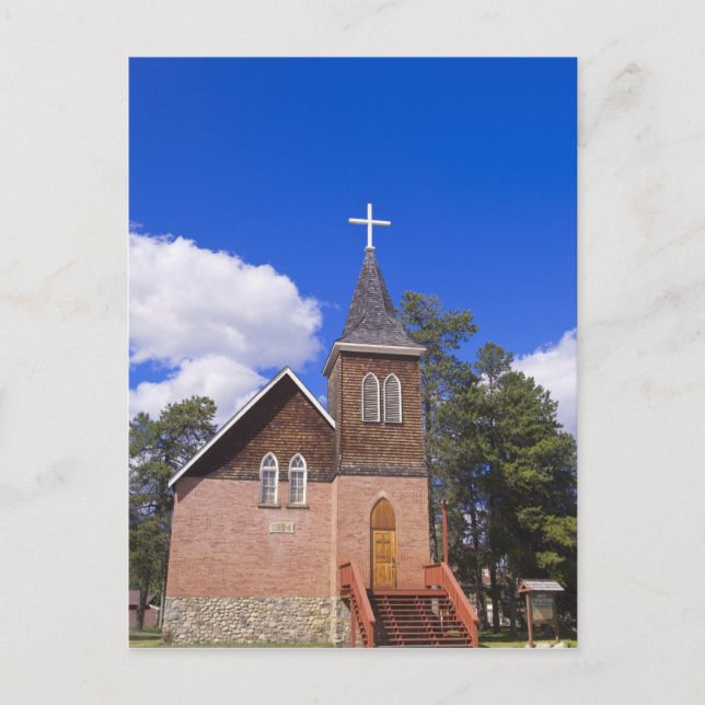 Jasper, Alberta. Vykort (Framsida)