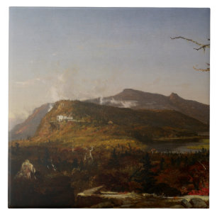 Jasper Francis Cropsey - Catfärys Mountain House Kakelplatta