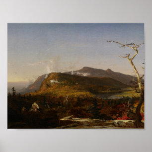Jasper Francis Cropsey - Catfärys Mountain House Poster