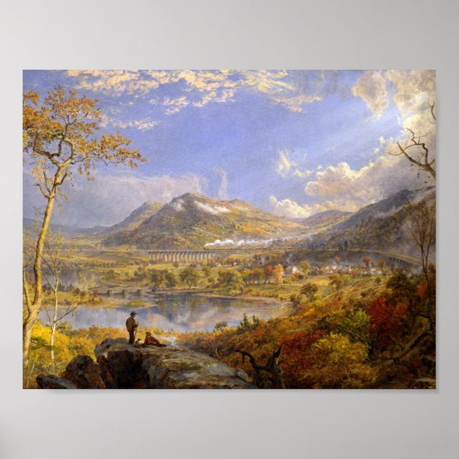 Jasper Francis Cropsey - Starrucca Viaduct Poster (Framsidan)