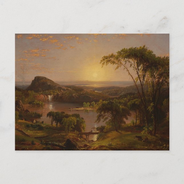 Jasper Francis Cropsey - Summer, Sjö Ontario Vykort (Framsida)