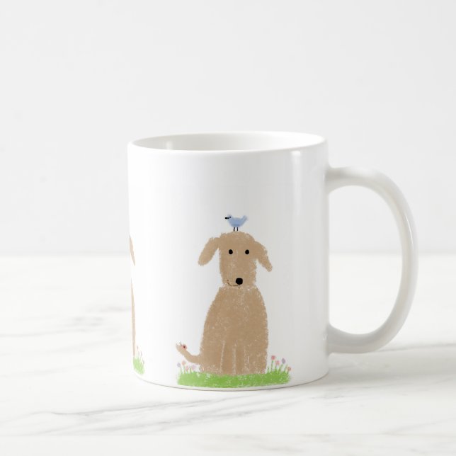 "JASPER IN THE GRASS"—kaffe mugg (Höger)