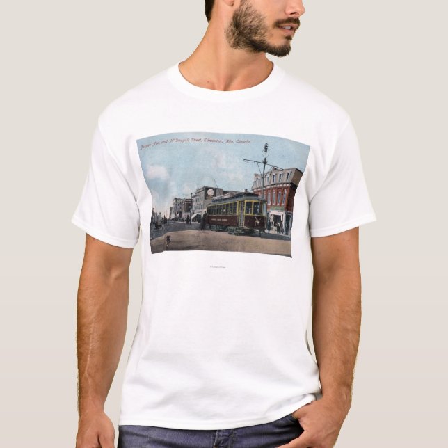 Jasper & McDougall gator Tee Shirt (Framsida)