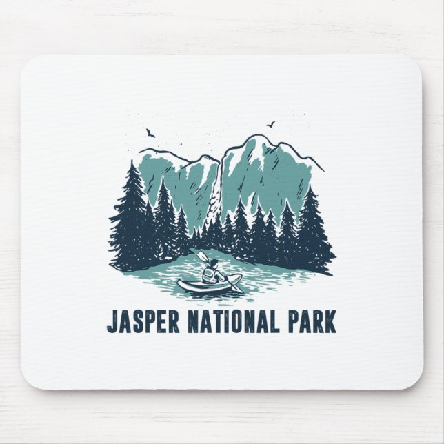 Jasper Mountain Alberta Kanada Jasper Nationalpark Musmatta (Framsidan)
