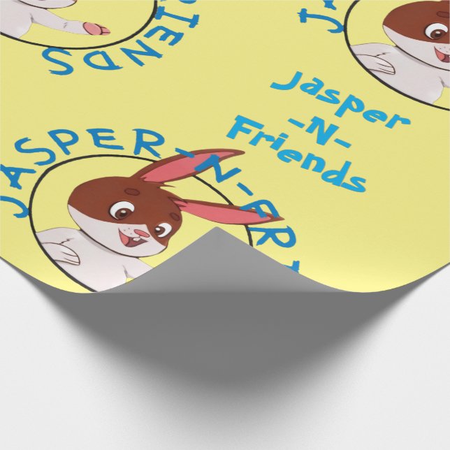 Jasper-n-kompisar Wrapping Papper Presentpapper (Hörn)
