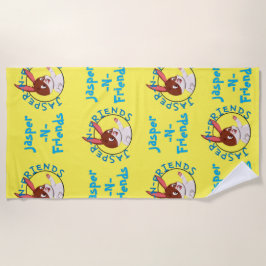 Jasper-n-kompisstrandduk