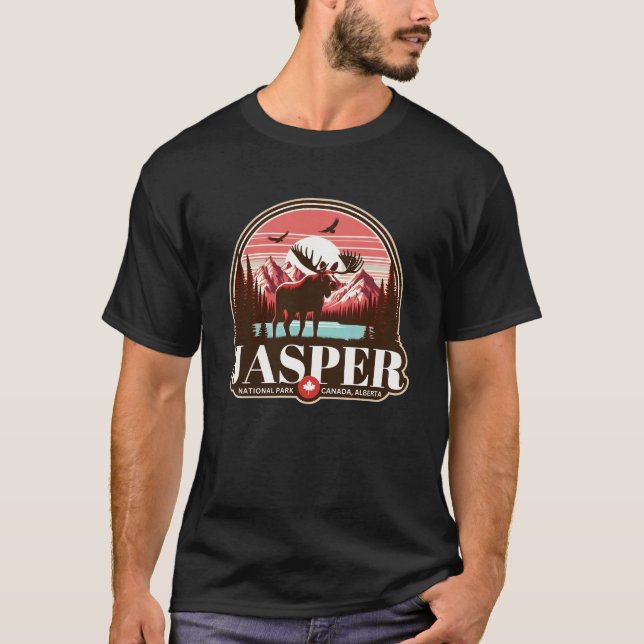 Jasper National Park Alberta Canada-gåvor T Shirt (Framsida)