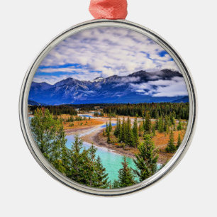 Jasper National Park, Alberta, Kanada Julgransprydnad Metall