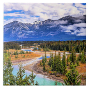 Jasper National Park, Alberta, Kanada Kakelplatta
