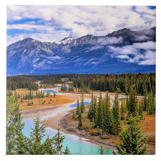 Jasper National Park, Alberta, Kanada Kakelplatta (Framsidan)
