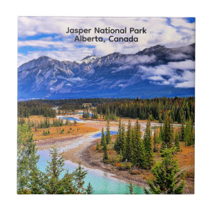 Jasper National Park, Alberta, Kanada Kakelplatta