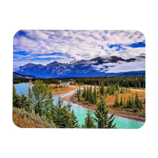 Jasper National Park, Alberta, Kanada Magnet (Horisontell)