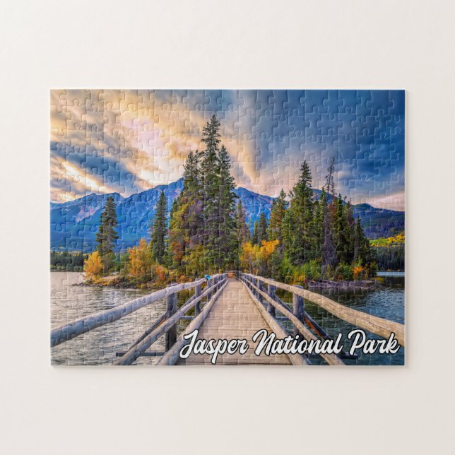 Jasper National Park, Alberta, Kanada Pussel (Horisontell)