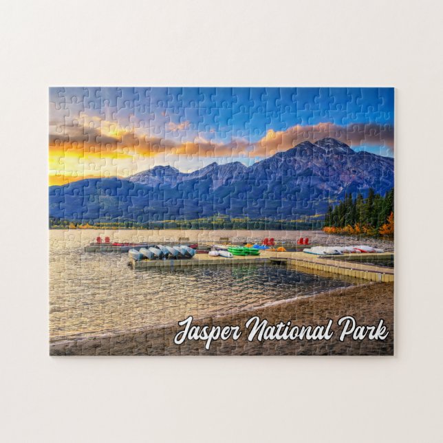 Jasper National Park, Alberta, Kanada Pussel (Horisontell)