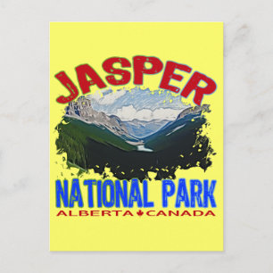 Jasper National Park, Alberta Kanada Vykort
