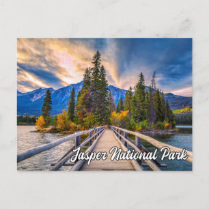 Jasper National Park, Alberta, Kanada Vykort