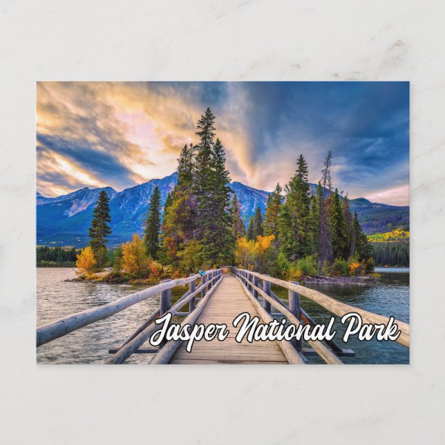 Jasper National Park, Alberta, Kanada Vykort (Framsida)