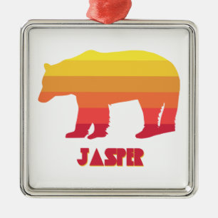 Jasper National Park Bear Julgransprydnad Metall