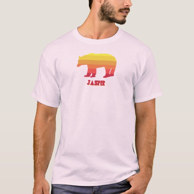 Jasper National Park Bear T Shirt (Framsida)
