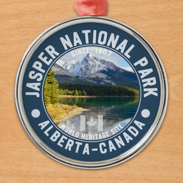 Jasper National Park, Canadian Rockies Julgransprydnad Metall (Skapare uppladdad)