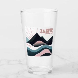Jasper National Park Färgade kullar Glaskopp