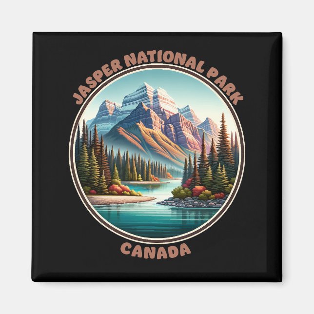 Jasper National Park Kanada Magnet (Framsidan)