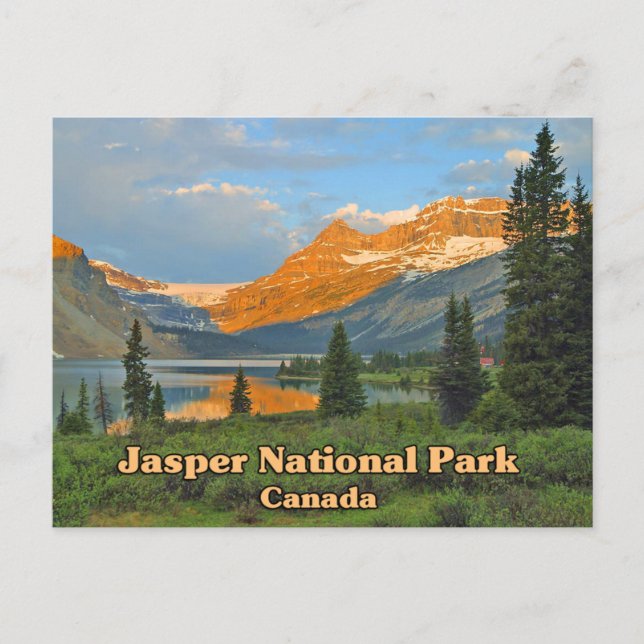 Jasper National Park Kanada Vykort (Framsida)
