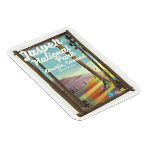 Jasper National Park, Kanadas reseaffisch Magnet