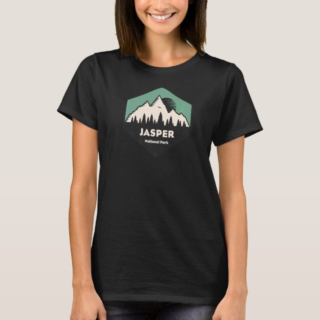 Jasper National Park Premium T Shirt (Framsida)