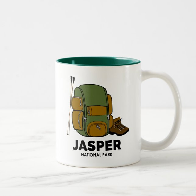 Jasper National Park-ryggsäck Två-Tonad Mugg (Höger)