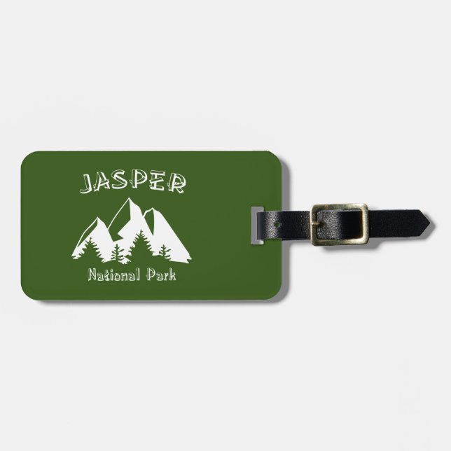 Jasper nationalpark bagagebricka (Horisontell Framsida)