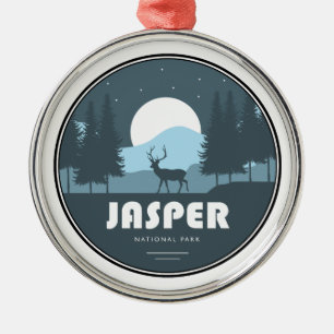 Jasper nationalpark Hjort Julgransprydnad Metall