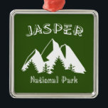 Jasper nationalpark julgransprydnad metall<br><div class="desc">Jasper National Park i Alberta Canada täcker en expansiv region med rugerade baklandskedjor och bergig terräng som är utsatt mot bräckliga skyddade ekosystem samt det världsberömda Columbia Icefield.</div>