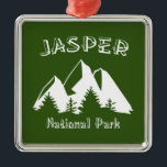 Jasper nationalpark julgransprydnad metall<br><div class="desc">Jasper National Park i Alberta Canada täcker en expansiv region med rugerade baklandskedjor och bergig terräng som är utsatt mot bräckliga skyddade ekosystem samt det världsberömda Columbia Icefield.</div>