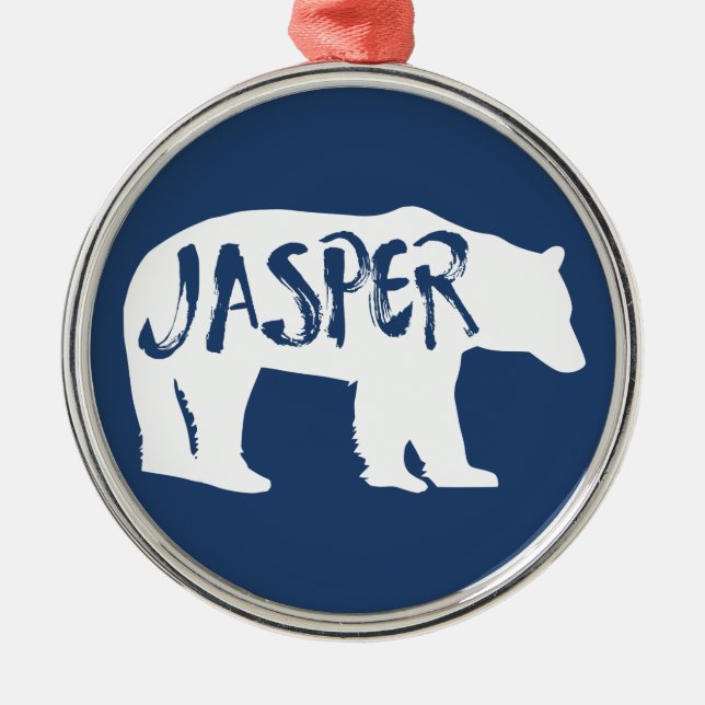 Jasper nationalpark julgransprydnad metall (Framsidan)
