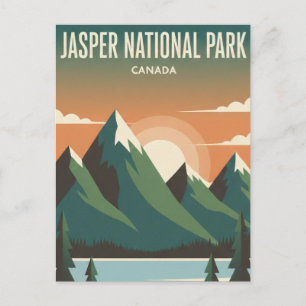 Jasper Nationalpark Kanada Resa Vykort